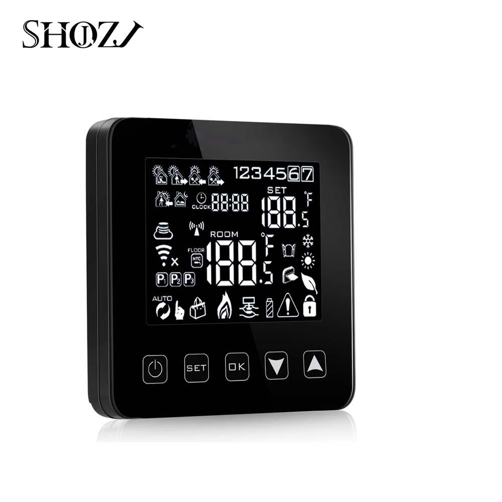 Alexa Voice Google Assistant Heating Thermostat Control Electric Floor Heating Programmable Thermostat Temperature Controller