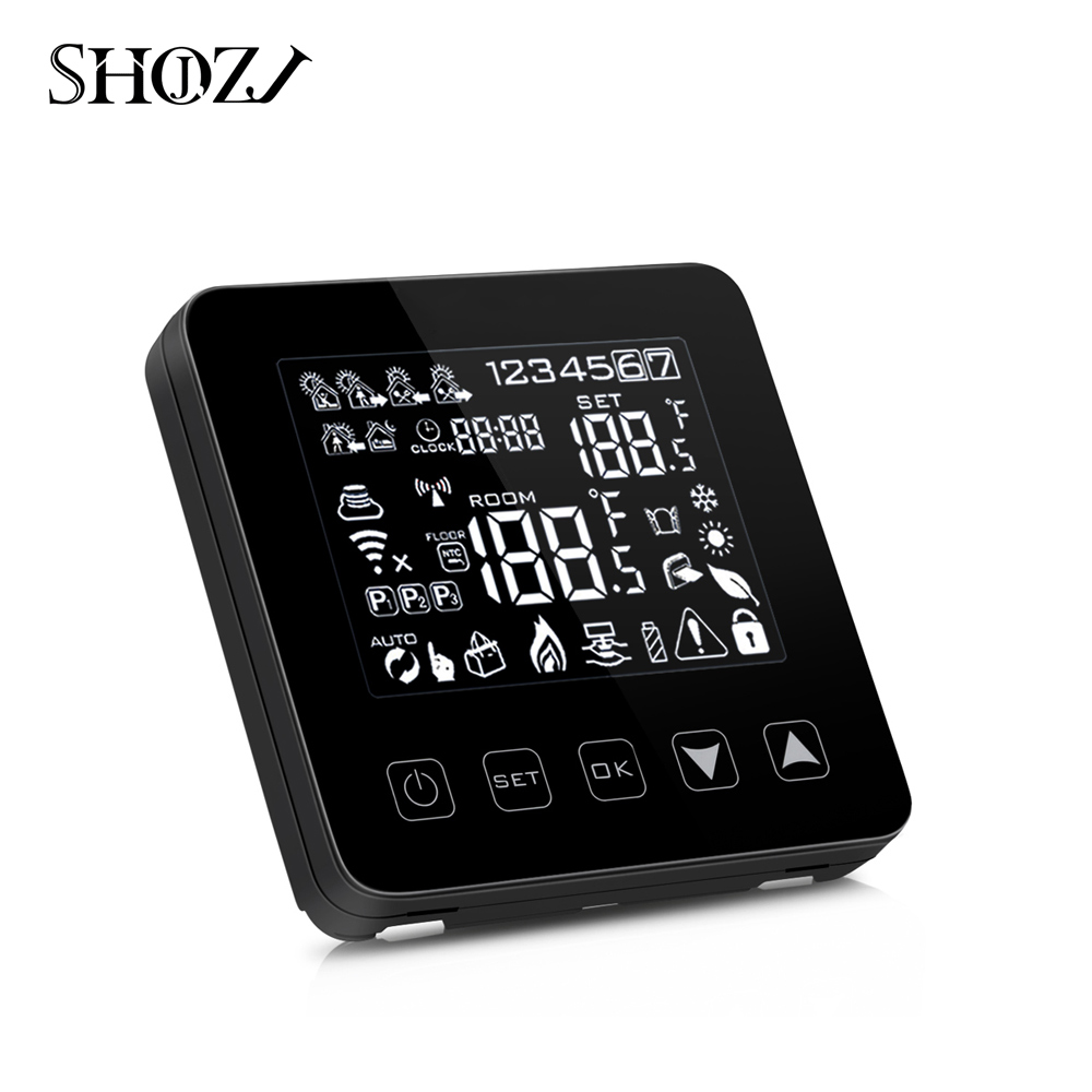 Tuya Smart Life 18NEW Alexa Google Home Thermostat WiFi Programmable APP Temperature Controller for Electric Heating with 16A