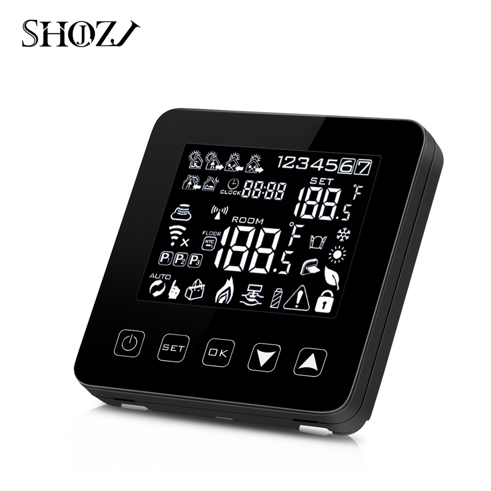 Tuya Smart Life 18NEW Alexa Google Home Thermostat WiFi Programmable APP Temperature Controller for Electric Heating with 16A