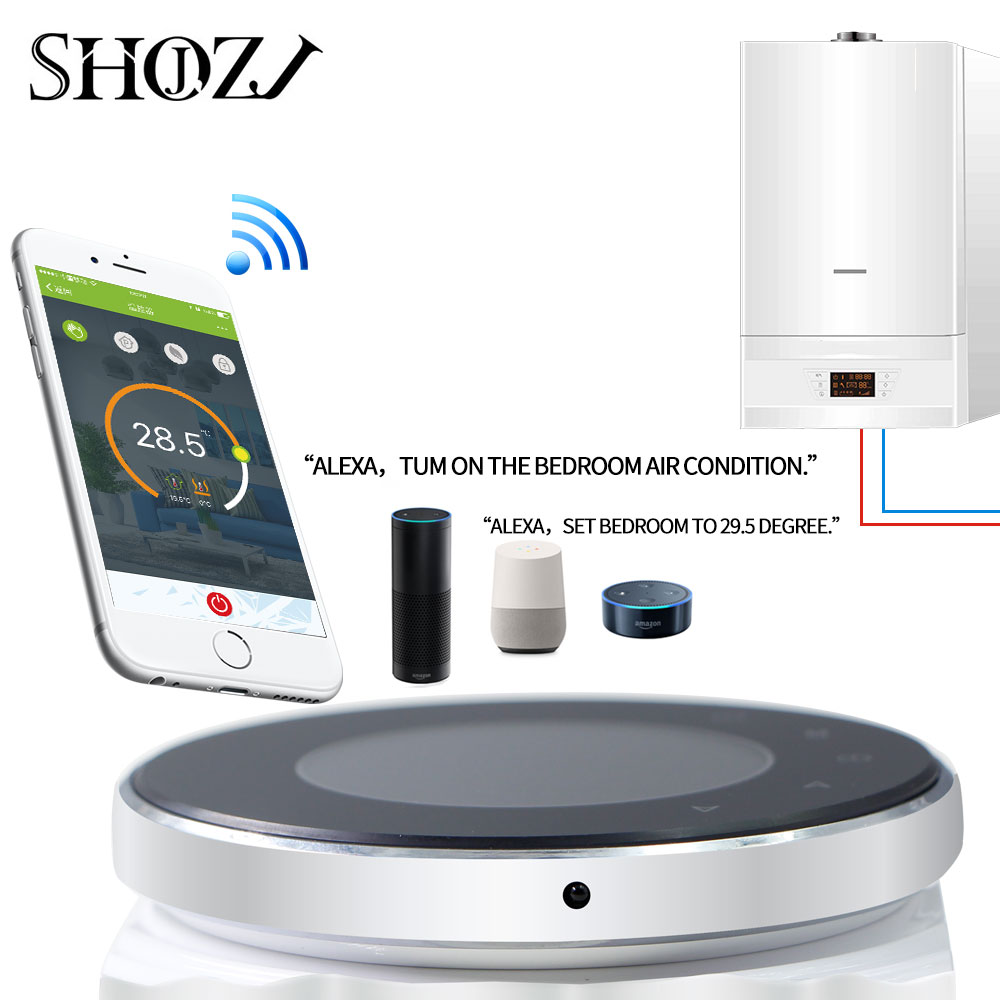 SMART TUYA Alexa ECHO Google Home Water/Gas Boiler Thermostat Backlight WiFi Weekly Programmableroom Temperature Controller 3A