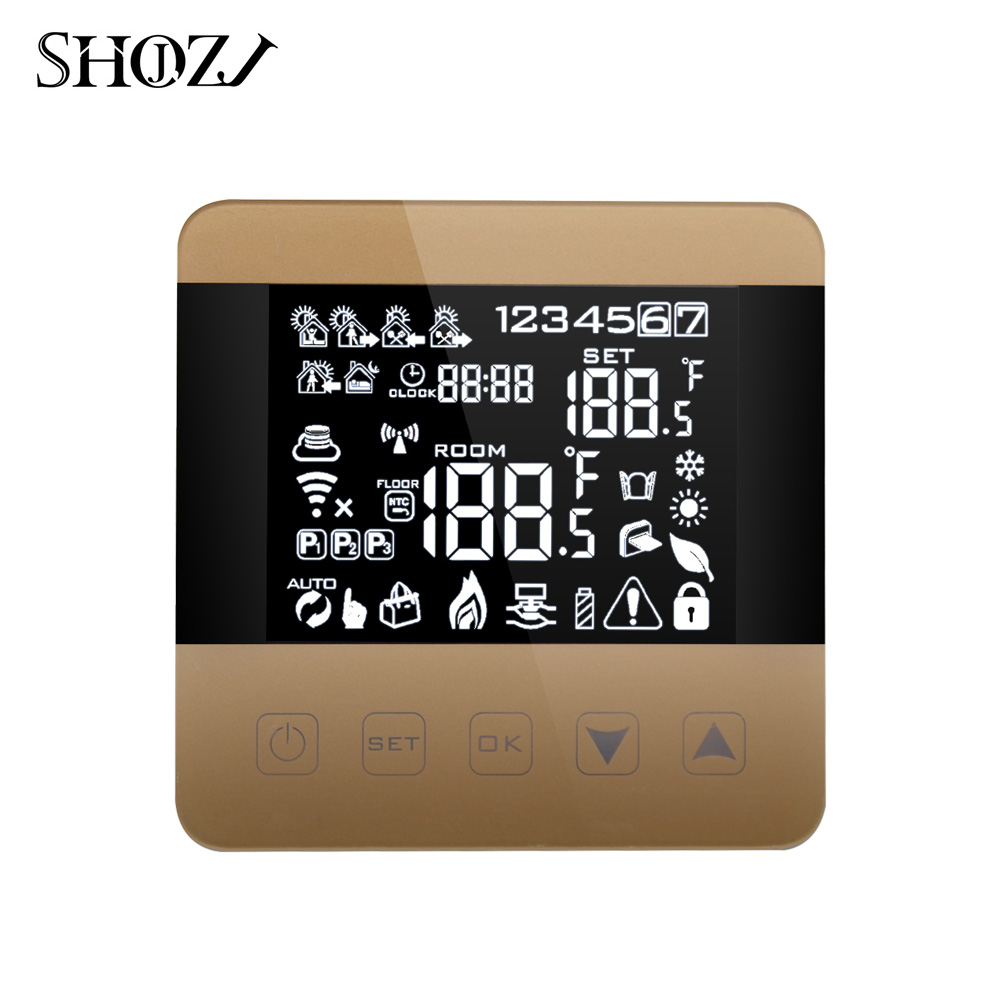 LIFE TUYA GOOGLE HOME Alexa LCD Display Heating Thermostat TouchScreen Room Temperature Controller Programmable Underfloor