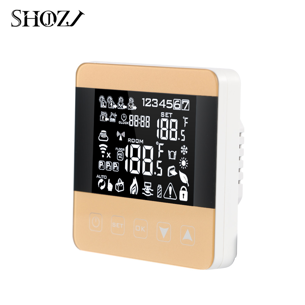 LIFE TUYA GOOGLE HOME Alexa LCD Display Heating Thermostat TouchScreen Room Temperature Controller Programmable Underfloor