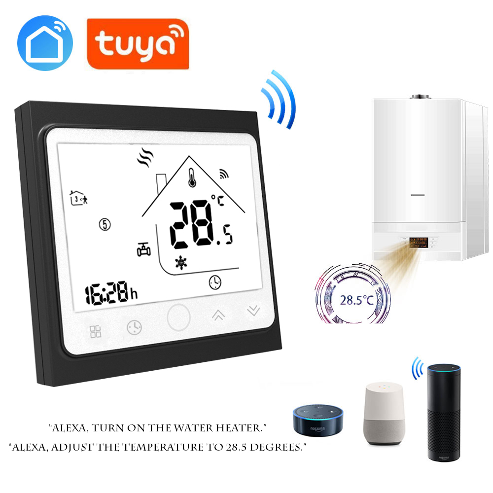 TUYA LIFE WiFi Gas Boiler Heating Thermostat Temperature Controller Alexa Google Home Control Thermoregulator for Smart House