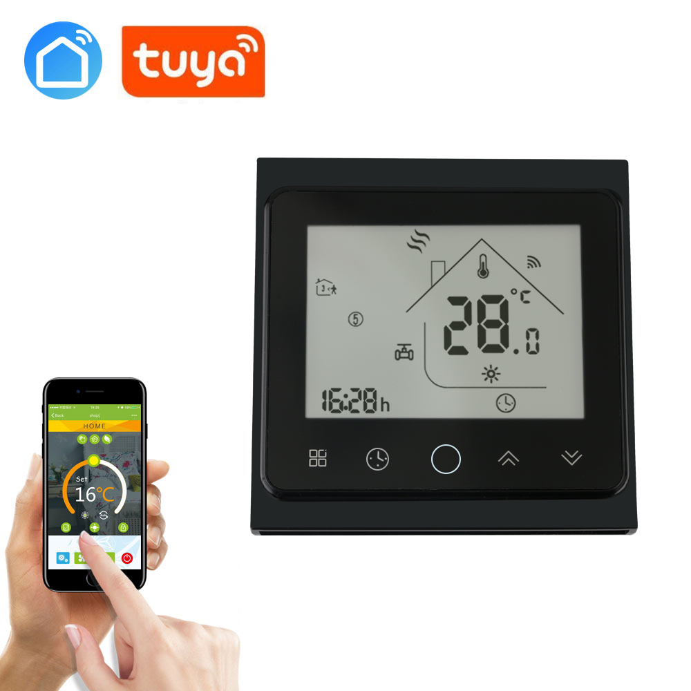 Tuya App Smart Phone Control WiFi Thermostat for Floor Water Heating Digital Room Temperature Regulator Antifreeze
