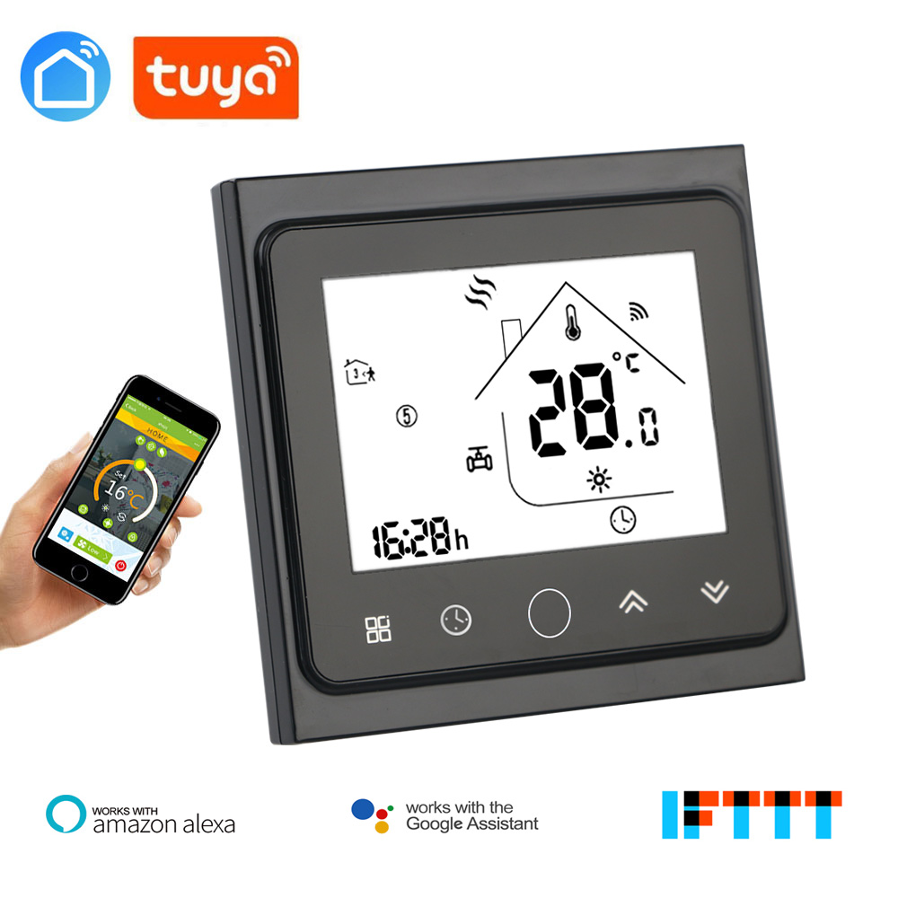 Tuya App Smart Phone Control WiFi Thermostat for Floor Water Heating Digital Room Temperature Regulator Antifreeze