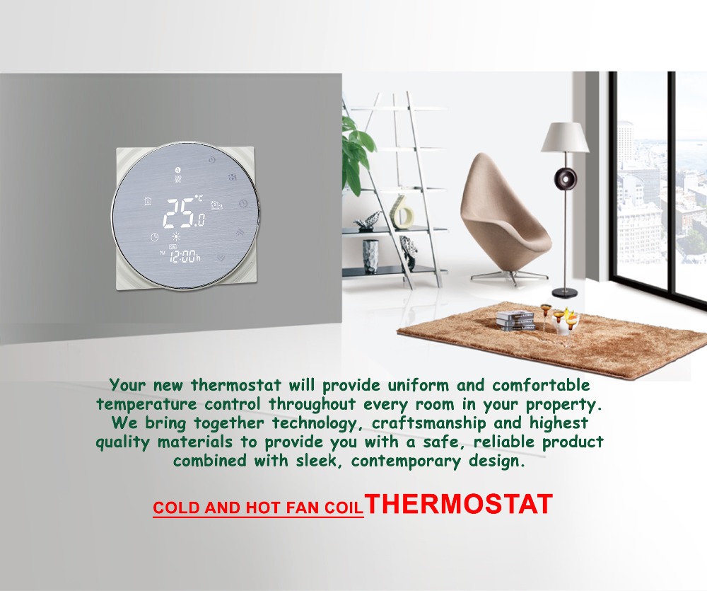 Thermostat Intelligent Temperature Controller Electric Actuator 230V NO  Thermostat For Room Temperature Controller C17.GH3-wifi