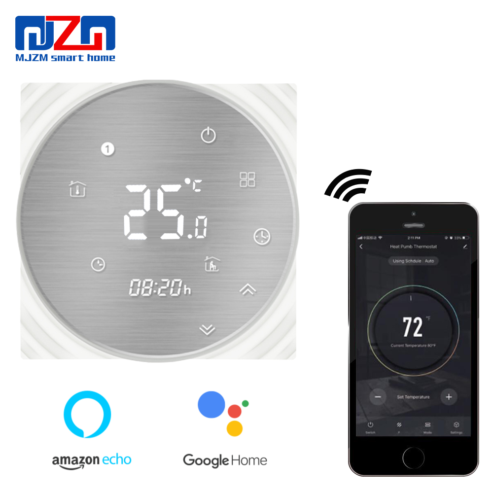 WiFi Smart Thermostat for Water/Gas Boiler/Electric Floor Heating Temperature Controller with Power off Memory Function 16A/3A