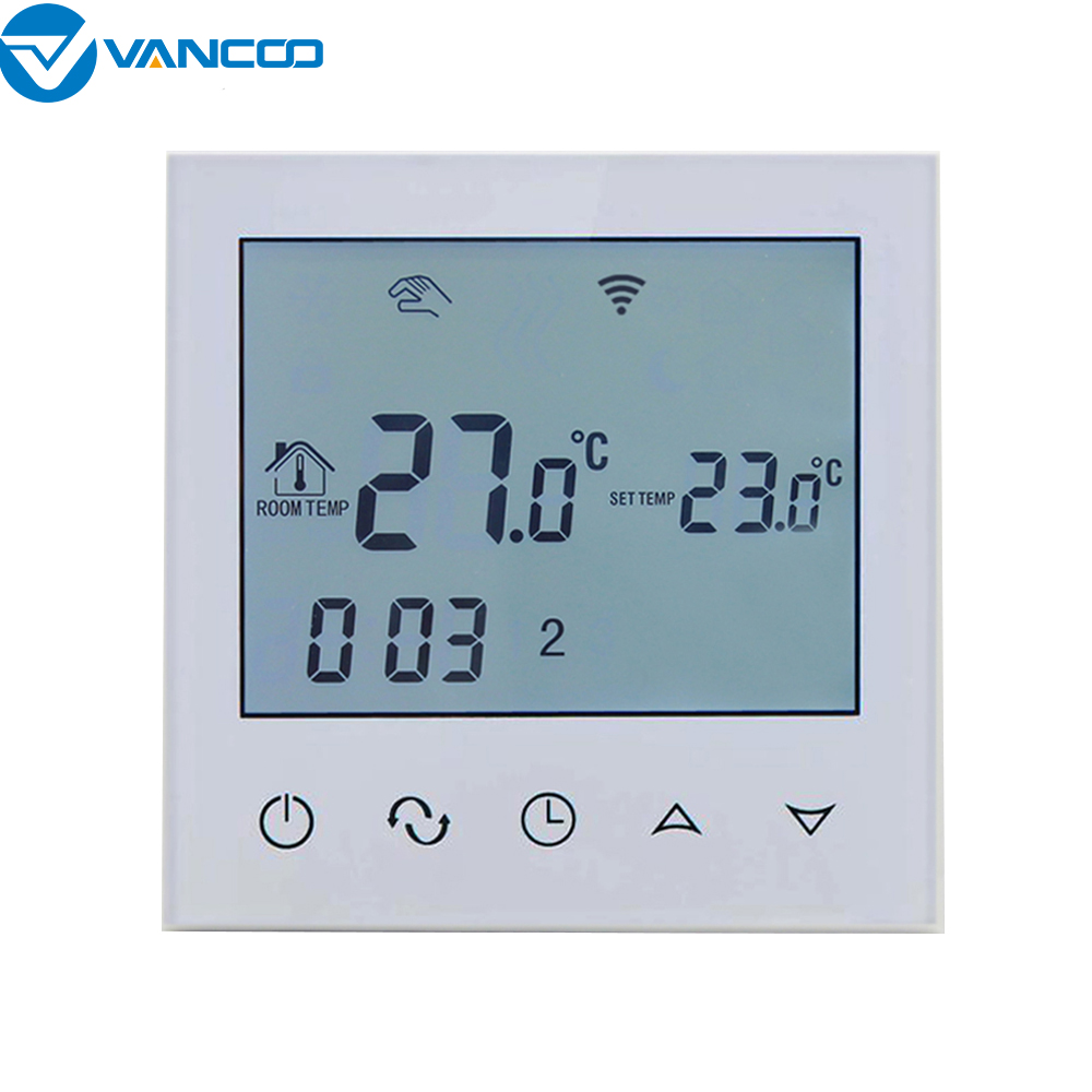 Vancoo Smart WiFi Thermostat Temperature Controller for Electric Floor Heating Remote Control Programmable Thermostat 16A