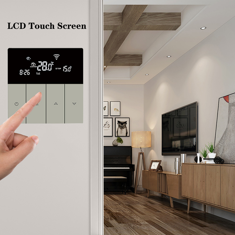 BEOK WiFi Thermostat App Control Programmable Floor Heating Temperature Controller for Smart Home Google Home & Alexa