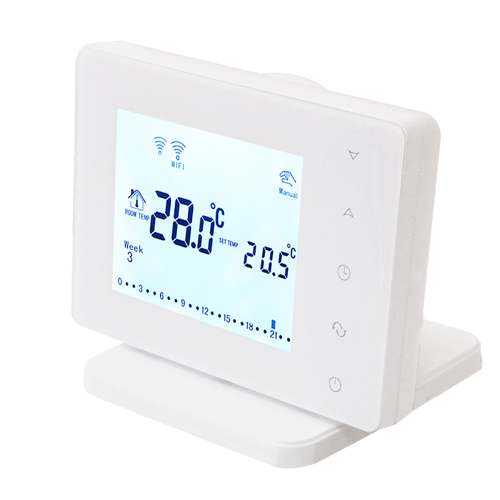 2 Pcs RF Wireless WiFi Thermostat Programmable Temperature Regulator Gas Boiler Heating Remote Control Temperature Controller
