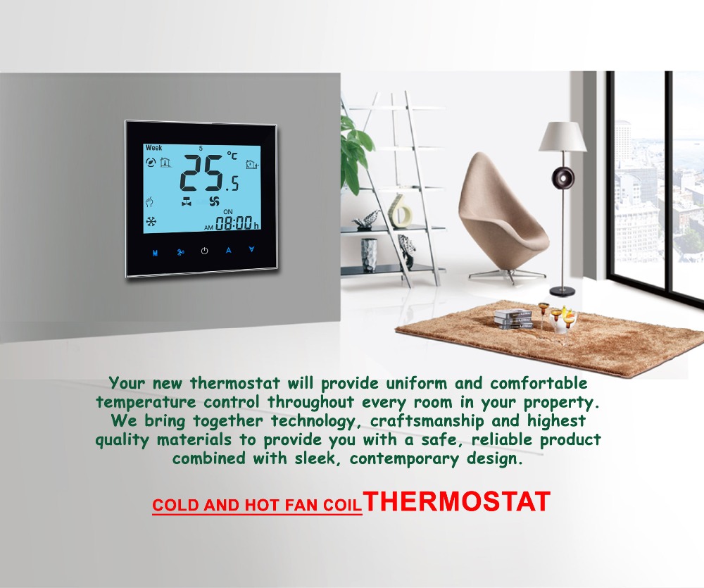 HESSWAY Proportional 0-10V &MODBUS THERMOSTAT WiFi for 2P&4P