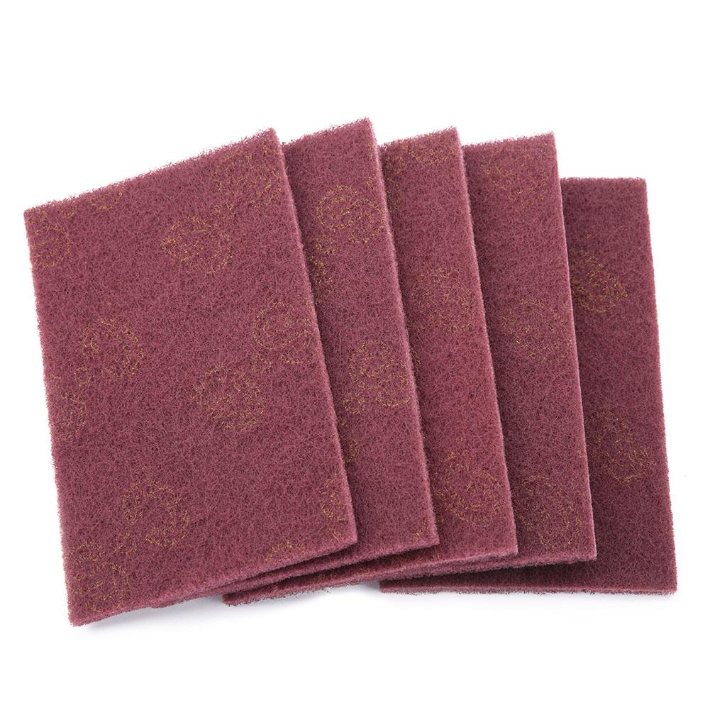5pcs/Set Scourer Scouring Pad Industrial Scourer Abrasive Finishing Pads New 2019