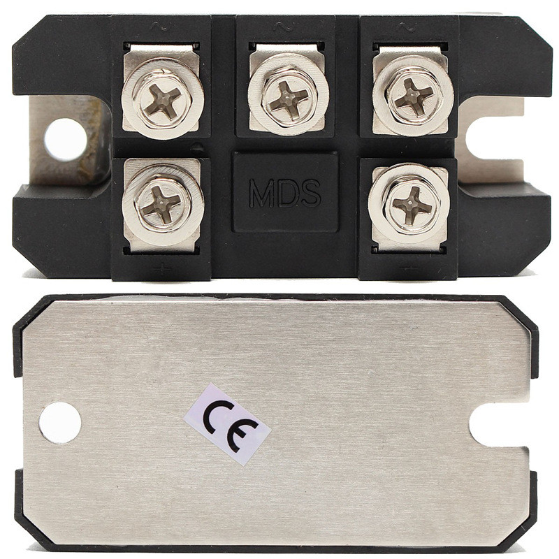 MDS150A 3-Phase Diode Bridge Rectifier 150A Amp 1600V Copper 150 Celsius 80x40x33mm Metal Case Diode Bridge Control