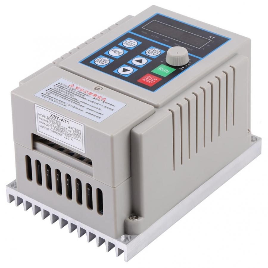 Universal Single Phrase AC 220V 5A 0.75kW VFD Variable Frequency Speed Controller Inverter Variable Frequency Driver 
