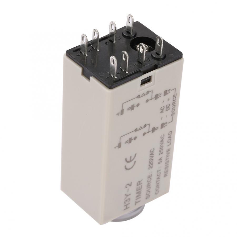 AC 220V H3Y-2 Delay Timer Time Relay 0-10 Second 10s 10sec.