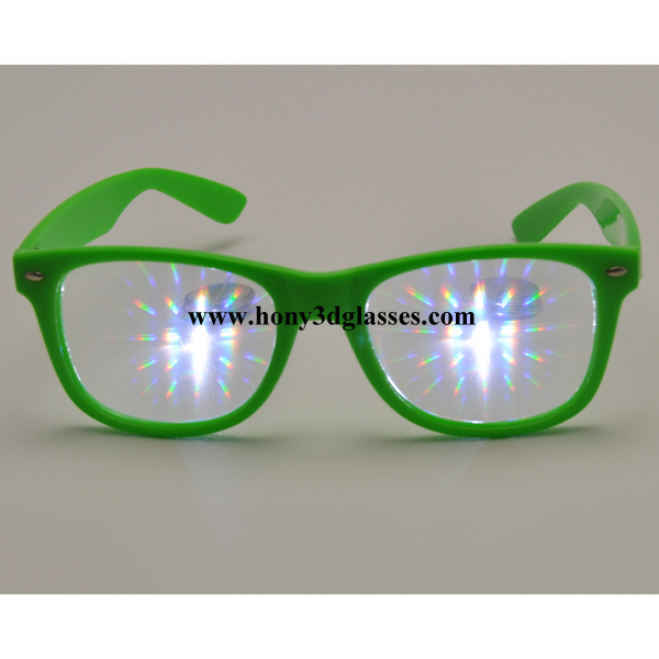 plastic rainbow glasses wayfarer style
