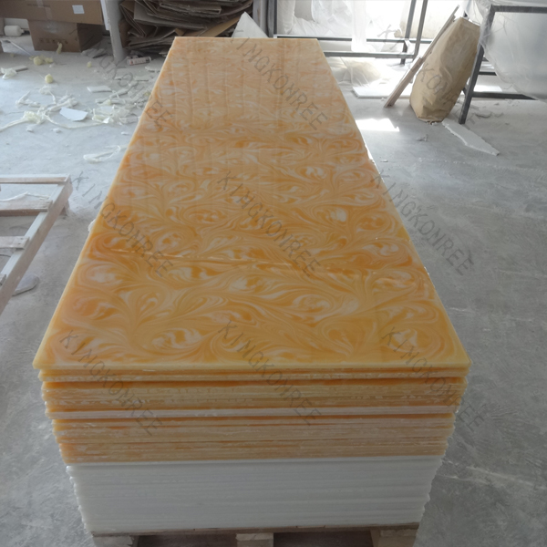 Kkr 6mm Translucent Resin Panel Translucent Ceiling Panel From