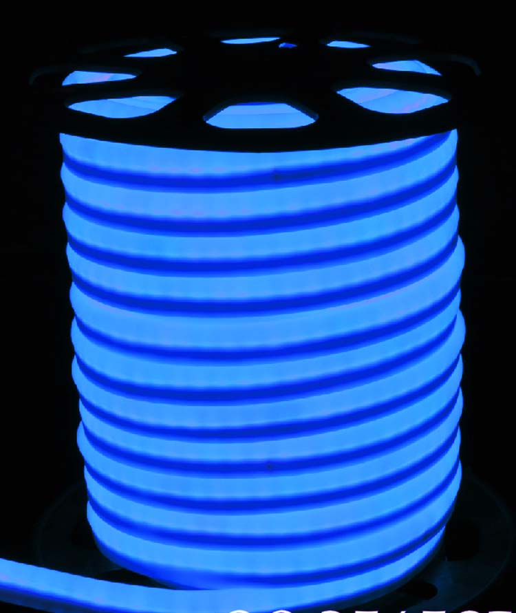 12V - 240V 80Leds/m 100Leds/ LED Blue Color LED Neon Lights/Led Neon Rope Light