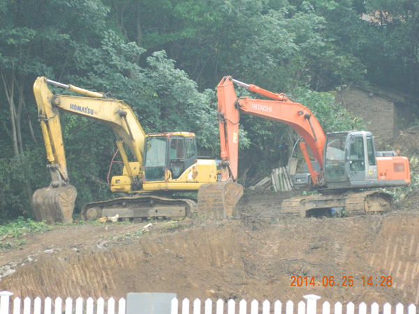 15 ton crawler excavator with cummins engine