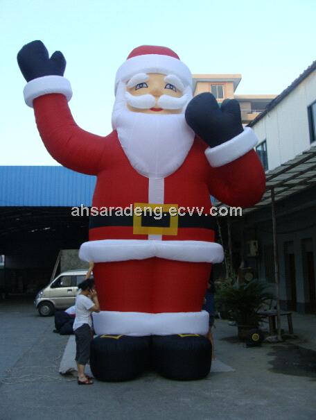 Christmas inflatable santa claus decoration