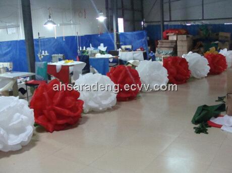 Cheap party decoration inflatable wedding flower