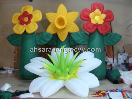 2014 light inflatable flower for stage party decoration