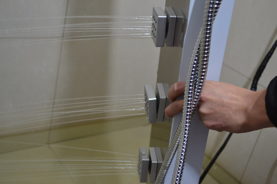 Home Designs shower massage panel stainless steel 304 brushed-S970