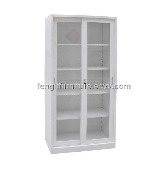 Sliding Glass Door Steel Filing Cabinet From China Manufacturer