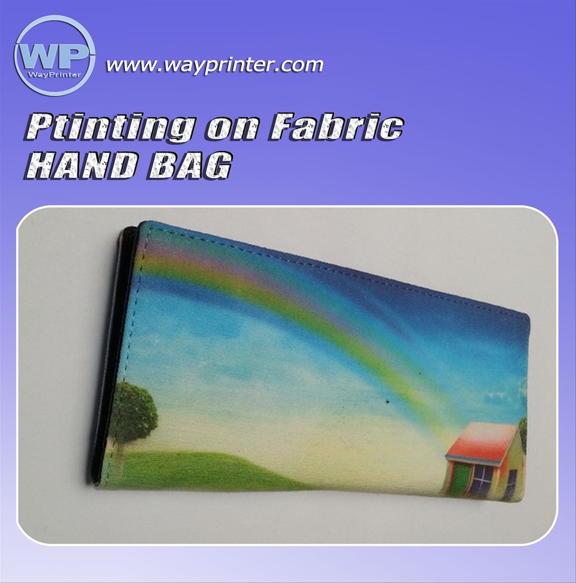 Textile Handbag Printed By Multifunctional Flatbed Printer