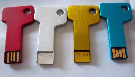 New Plastic/ABS  Key Shaped USB Flash Memory Disk