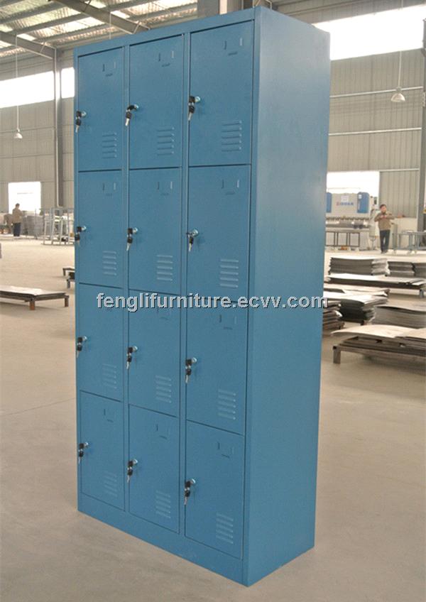 18 door metal shoe cabinet