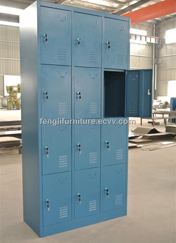 18 door metal shoe cabinet