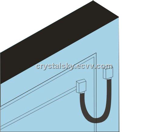 Door Loop for Exposed Mounting to prevent wire from broken Surface-mounted Door Loop Door Loop for Exposed Mounting to prevent wire from broken Surface-mounted Door Loop