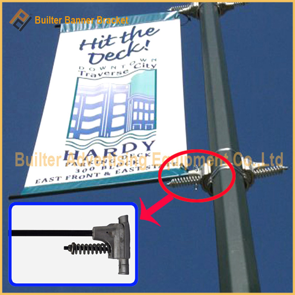 Metal Street Pole Advertising Banner Rod From China Manufacturer