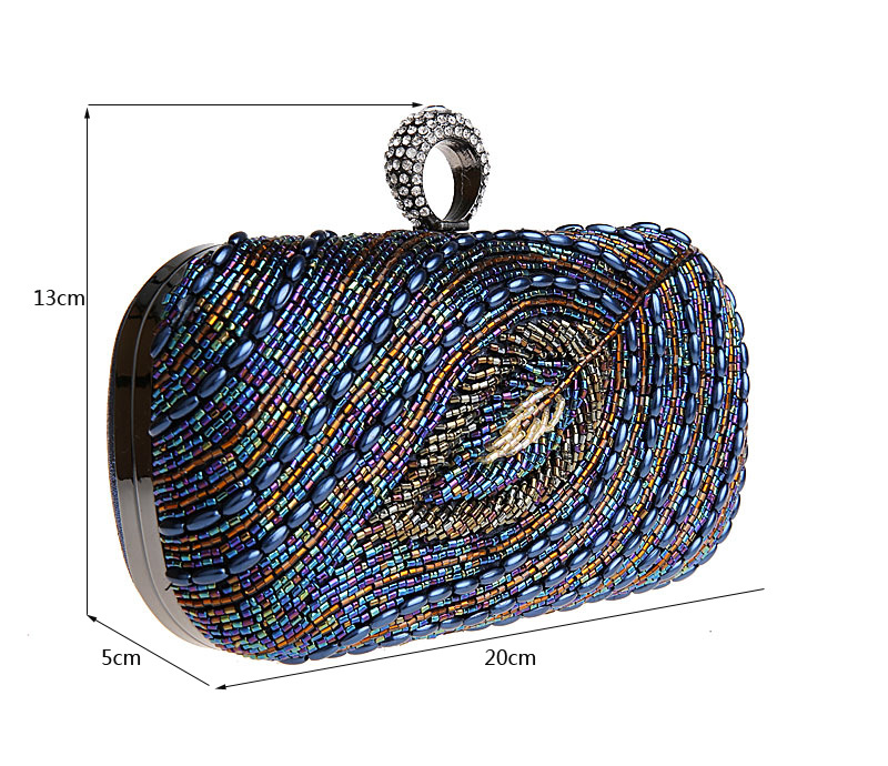 amazing women clutch bag.beaded peacock pattern wallet bag.great clutch purse and bridal evening bag