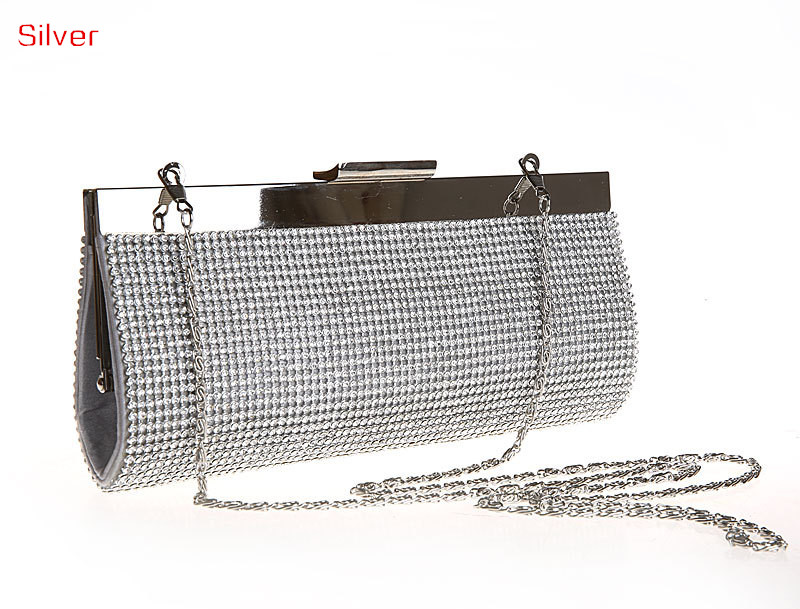 Full diamond fashion women bridal clutch bag.quality nice wedding party shoulder bag