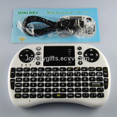2014 Free shipping Hot I8 mini wireless keyboard mouse combo free shipping Black and white choice