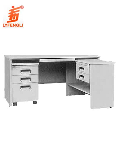 L Shaped Office Desk with Drawer