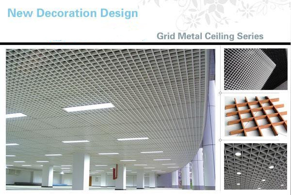 2014 Fashionable Aluminum Open Grid Suspended Ceiling From