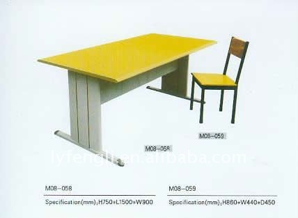 Hot Sale School Desk and Chair for 2 Person Hot Sale School Desk and Chair for 2 Person