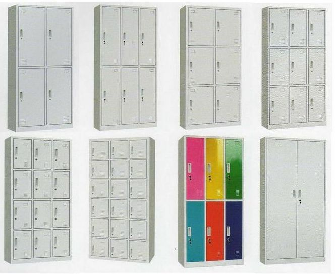 Modern Sliding Door steel Cloth Key Cabinet