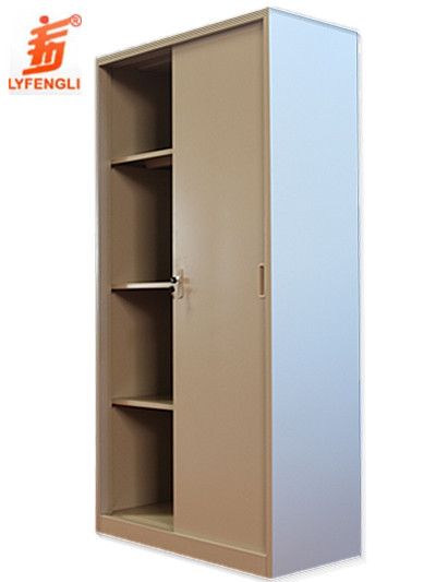 Modern Sliding Door steel Cloth Key Cabinet