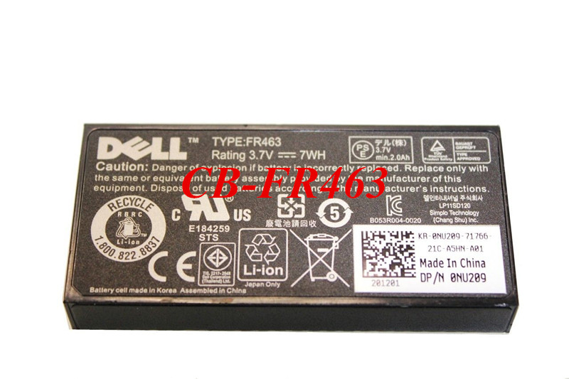 Original battery for DELL POWEREDGE SERVER 2950 R900 6850 PERC 5I 6I FR463 P9110 U8735 NU209