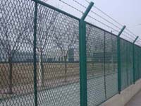 Expanded metal strong fence