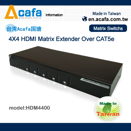 4x4 HDMI Matrix Switch over IP Extender Taiwan