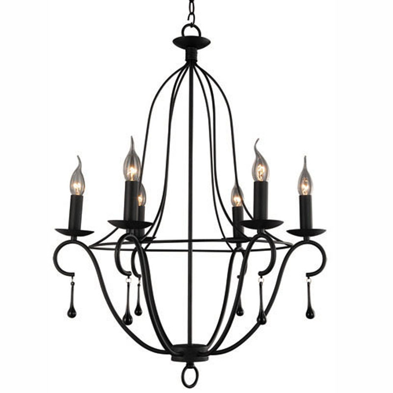 Factory Direct American Country Simple Classical Style Black Factory Direct American Country Simple Classical Style Black Color Led Chandelier