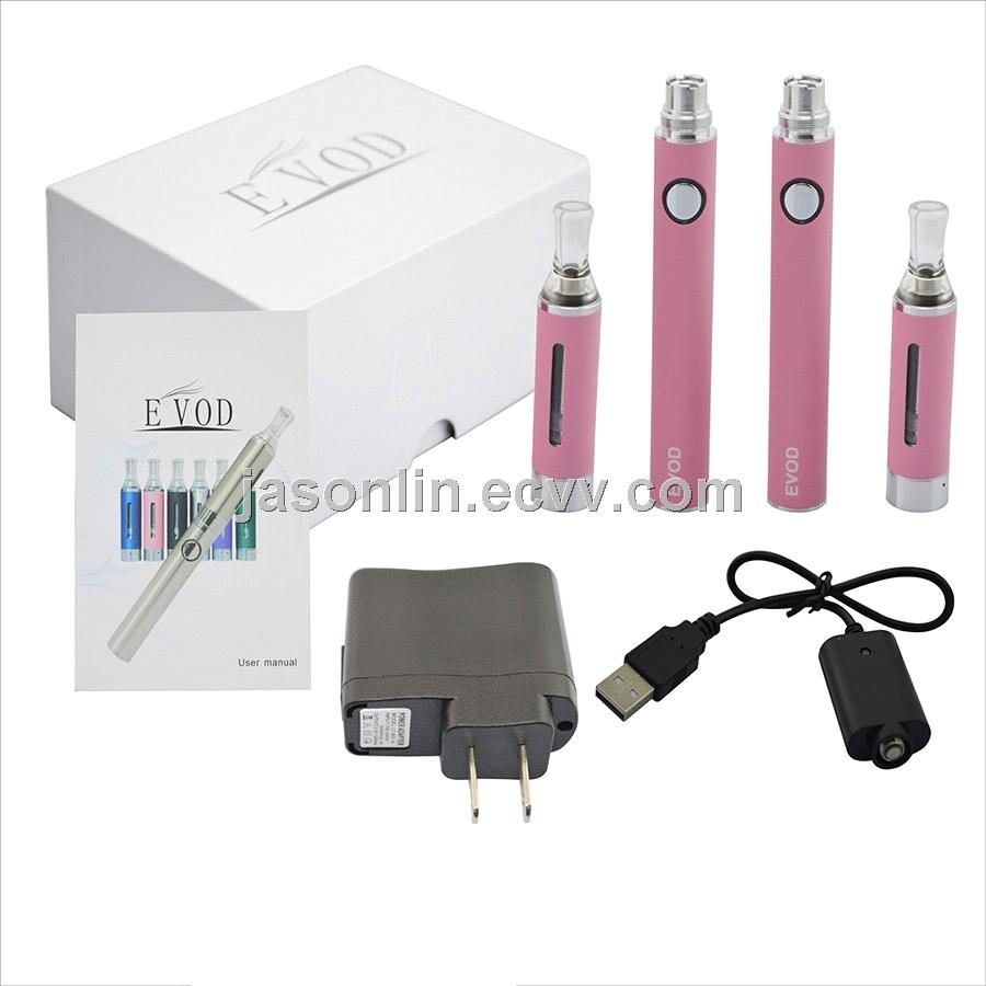 Electronic Cigarettes Wholesale Evod Starter Kits with MT3 Clearomizers