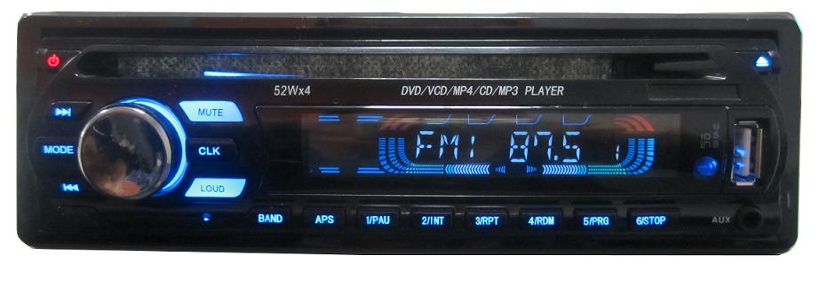 Car cd player with 24V Power,FM,USB,SD Card,DVD,VCD,MP3