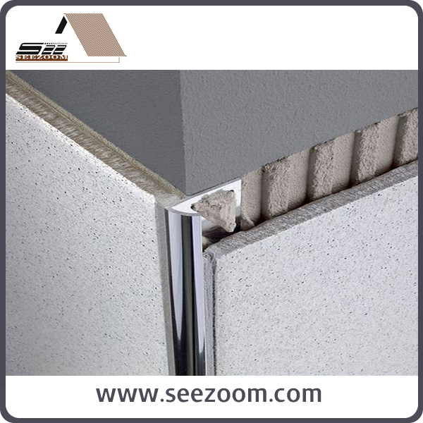 Aluminum tile trim profiles