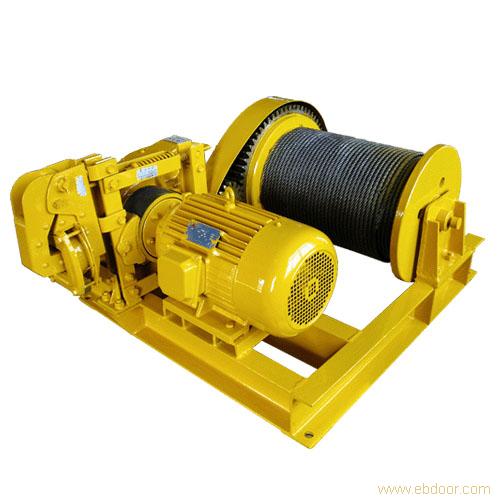 Electric winch for pulling and lifting